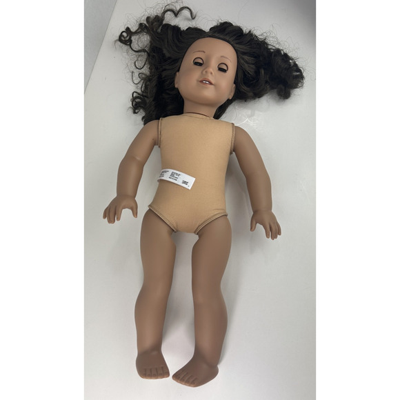 American Girl Truly Me Doll – Green Eyes – Brown Curly Hair 18" Medium Tan Skin - Picture 8 of 16